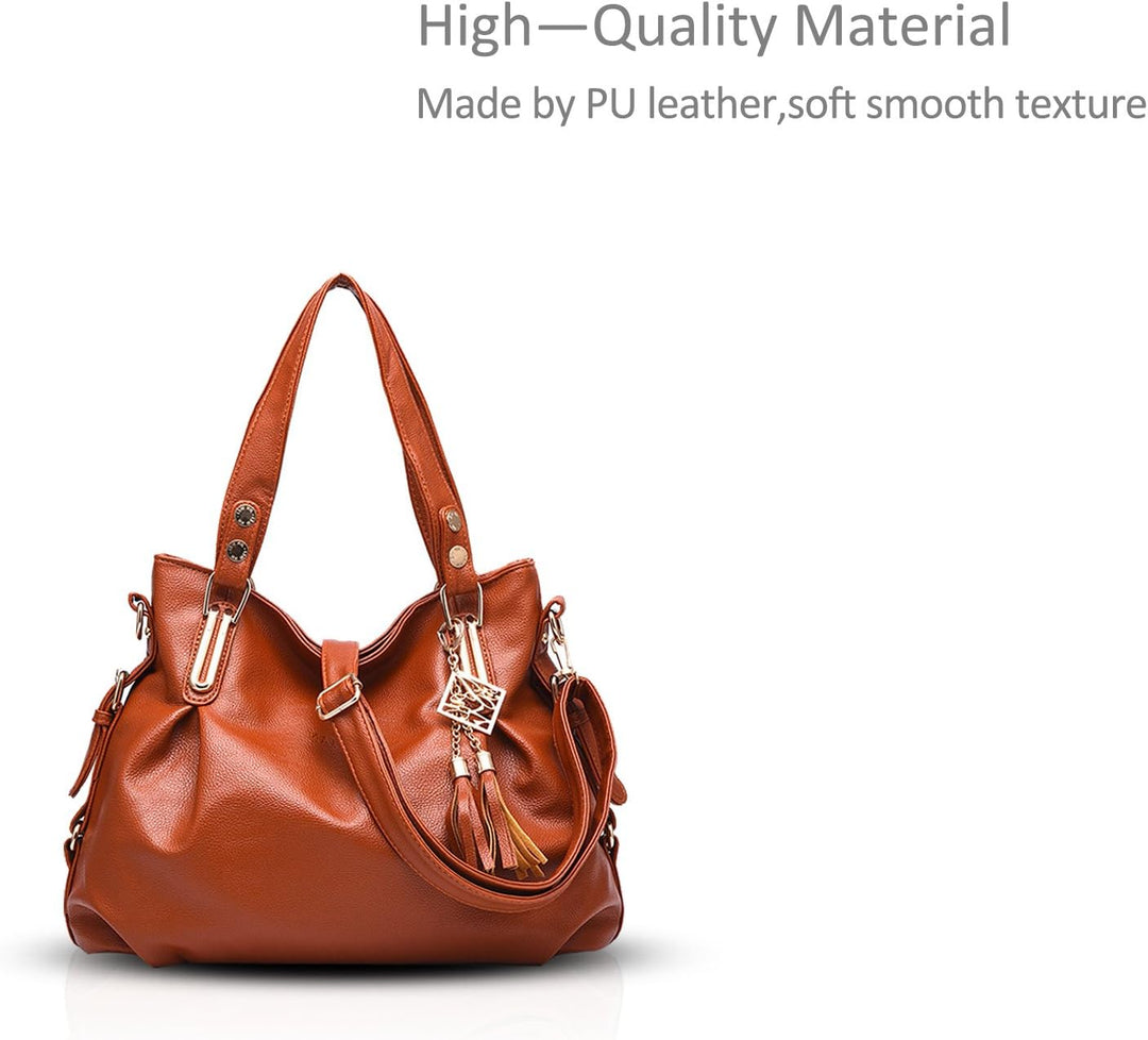 Nicole&Doris Neue Handtaschen Damen Henkeltaschen Klassische Tasche tragbaren Umhängetasche Frauen M