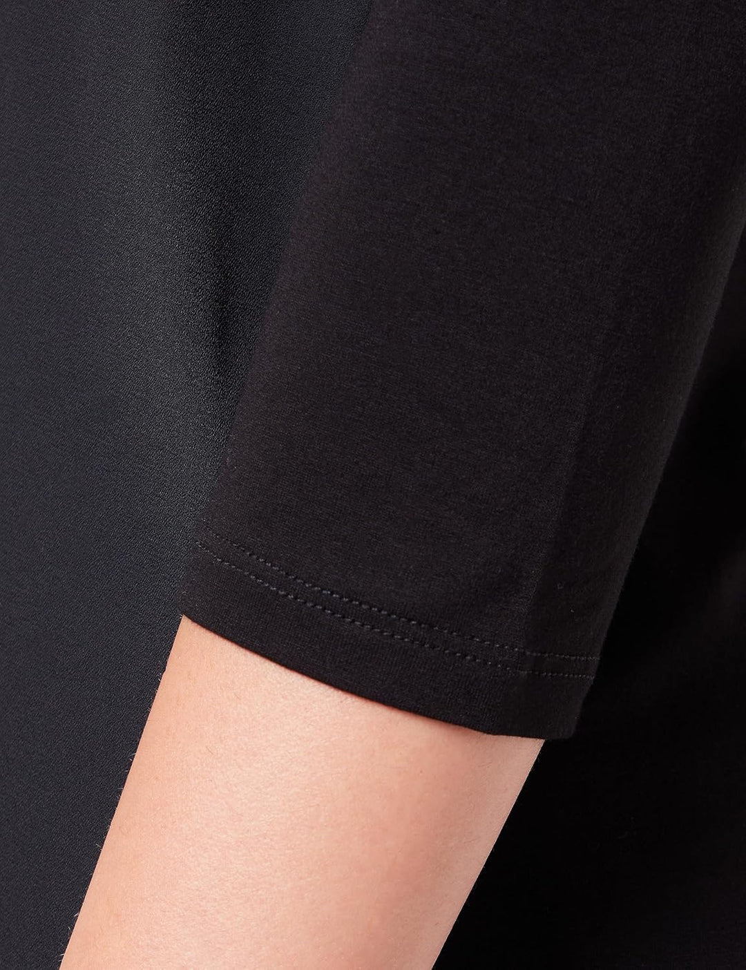 comma Damen T-Shirt 34 9999 Schwarz, 34 9999 Schwarz