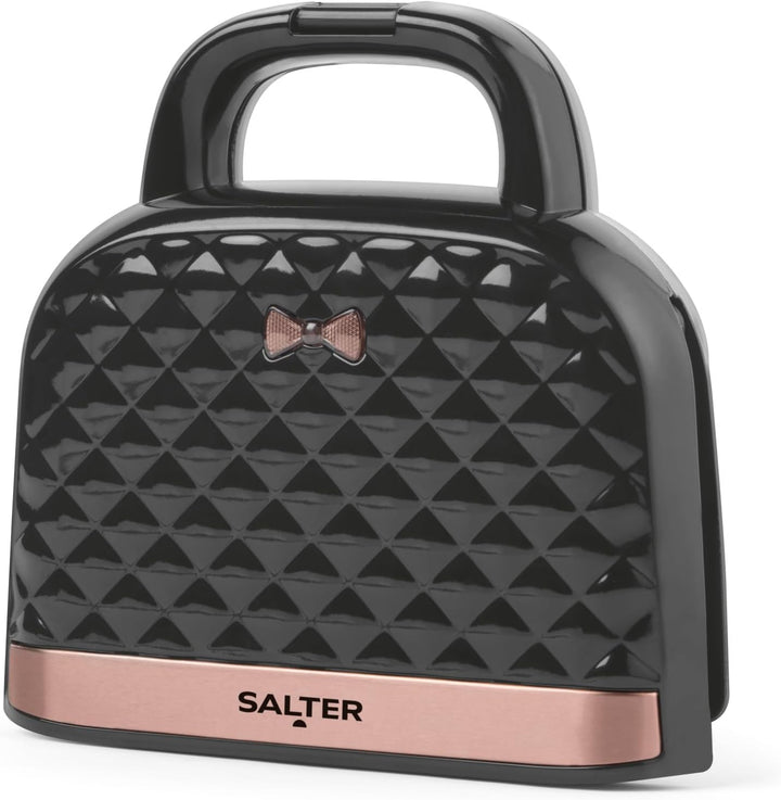 Salter Sandwich-Toaster – Handtaschenform Toaster, Antihaftbeschichtet, Tief gefüllt, Für 2 Toastsan