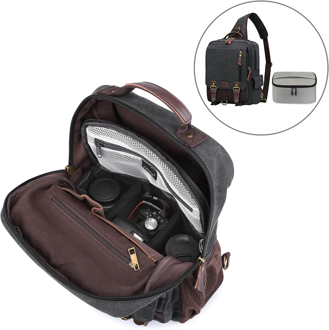 S-ZONE Kameratasche Gepolsterte Shockproof Faltbare DSLR SLR TLR Blitzlicht Kameraschutz-Einsatz-Beu