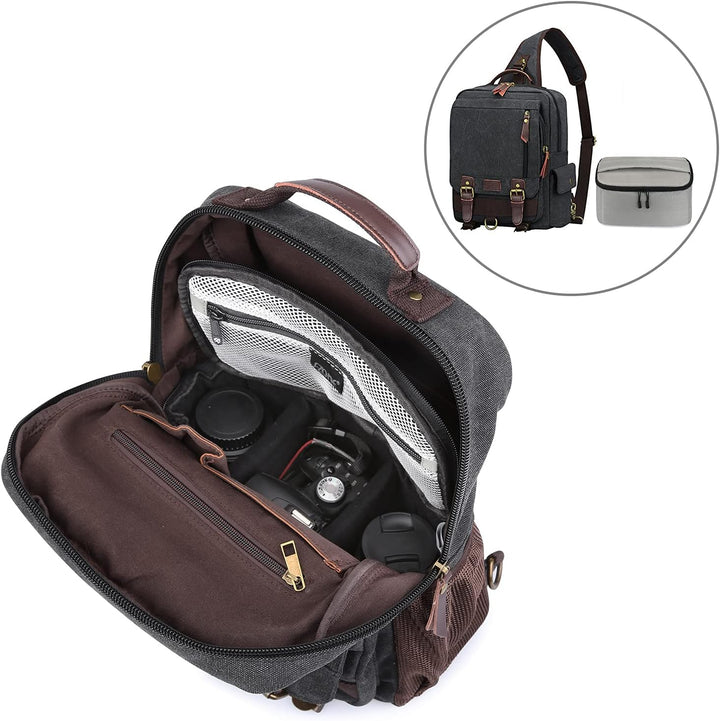 S-ZONE Kameratasche Gepolsterte Shockproof Faltbare DSLR SLR TLR Blitzlicht Kameraschutz-Einsatz-Beu
