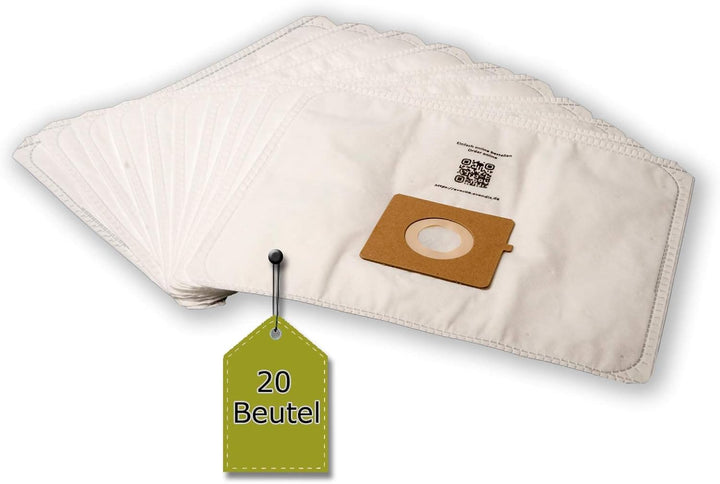 20 Staubsaugerbeutel kompatibel mit LG ELECTRONICS V-C 3850, 3852... 3855, 20 Staubbeutel + 2 Mikro-