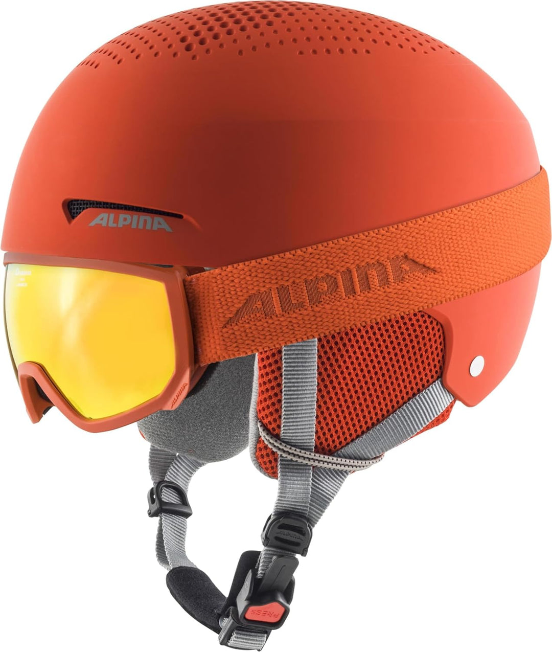 ALPINA ZUPO SET (+SCARABEO JR) - Hochwertiges, Sicheres & Robustes Set aus Skibrille & Skihelm Für E