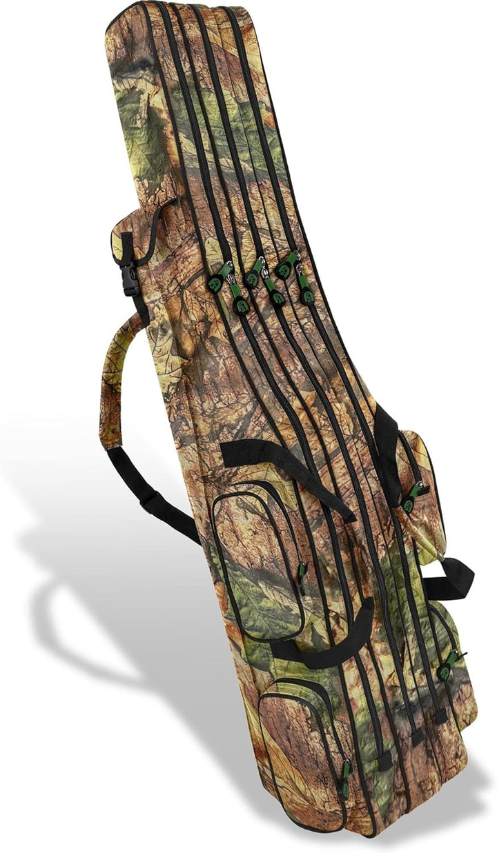 normani Rutentasche Rod Case Angelkoffer Futteral mit 2, 3 oder 4 Ruten-Fächern, Verschiedene Längen