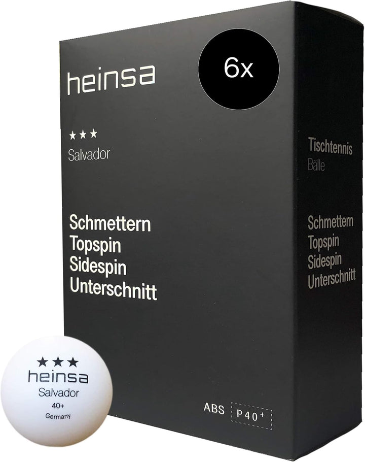 heinsa Carbon Profi Tischtennisschläger ITTF Wettkampf zugelassen Black Edition aus Lichtnussbaum mi