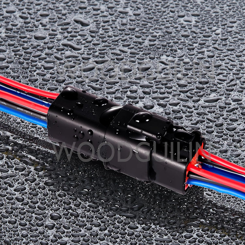 WOODGUILIN 6 Pin Deutsch DT Stecker 6 Weg Wasserdicht DT Automotive Elektrische Stecker männlich wei