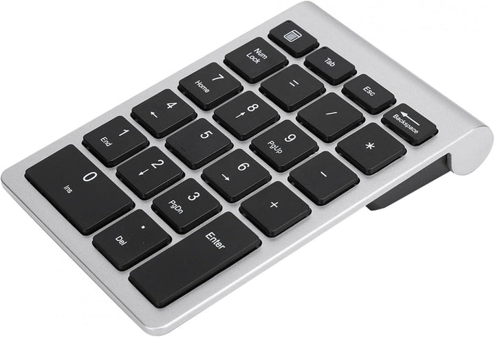 Bewinner RF304 Ziffernblock mit 22 Tasten, Kabellose USB-Plug-and-Play-Minitastatur mit Empfänger, E