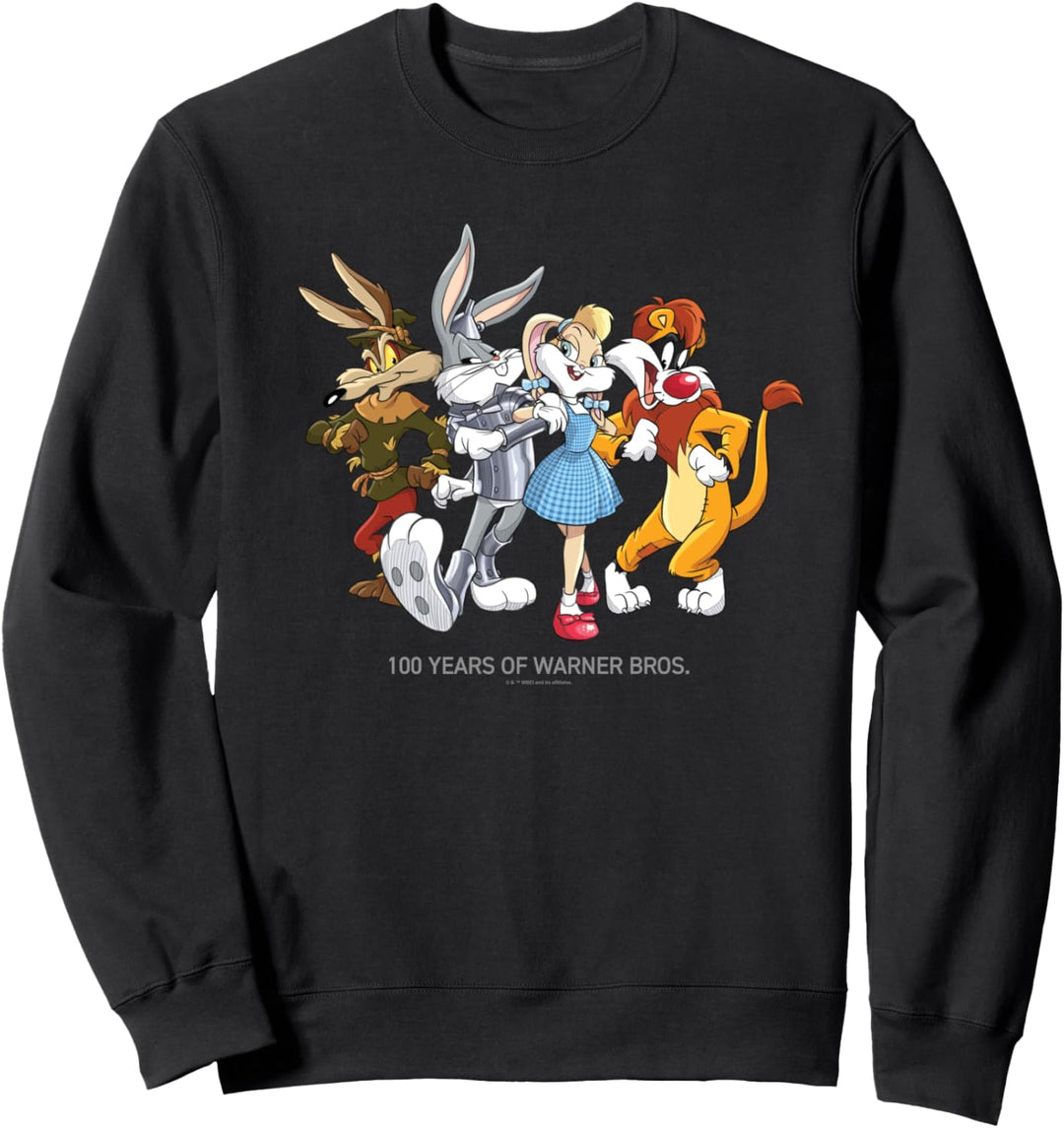 WB 100: Looney Tunes Wizard Of Oz Mashup Group Sweatshirt