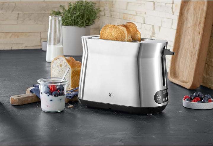WMF Kineo Wasserkocher mit Temperatureinstellung 1,6l, Kalkfilter, 3 W & Kineo Toaster Edelstahl, Do