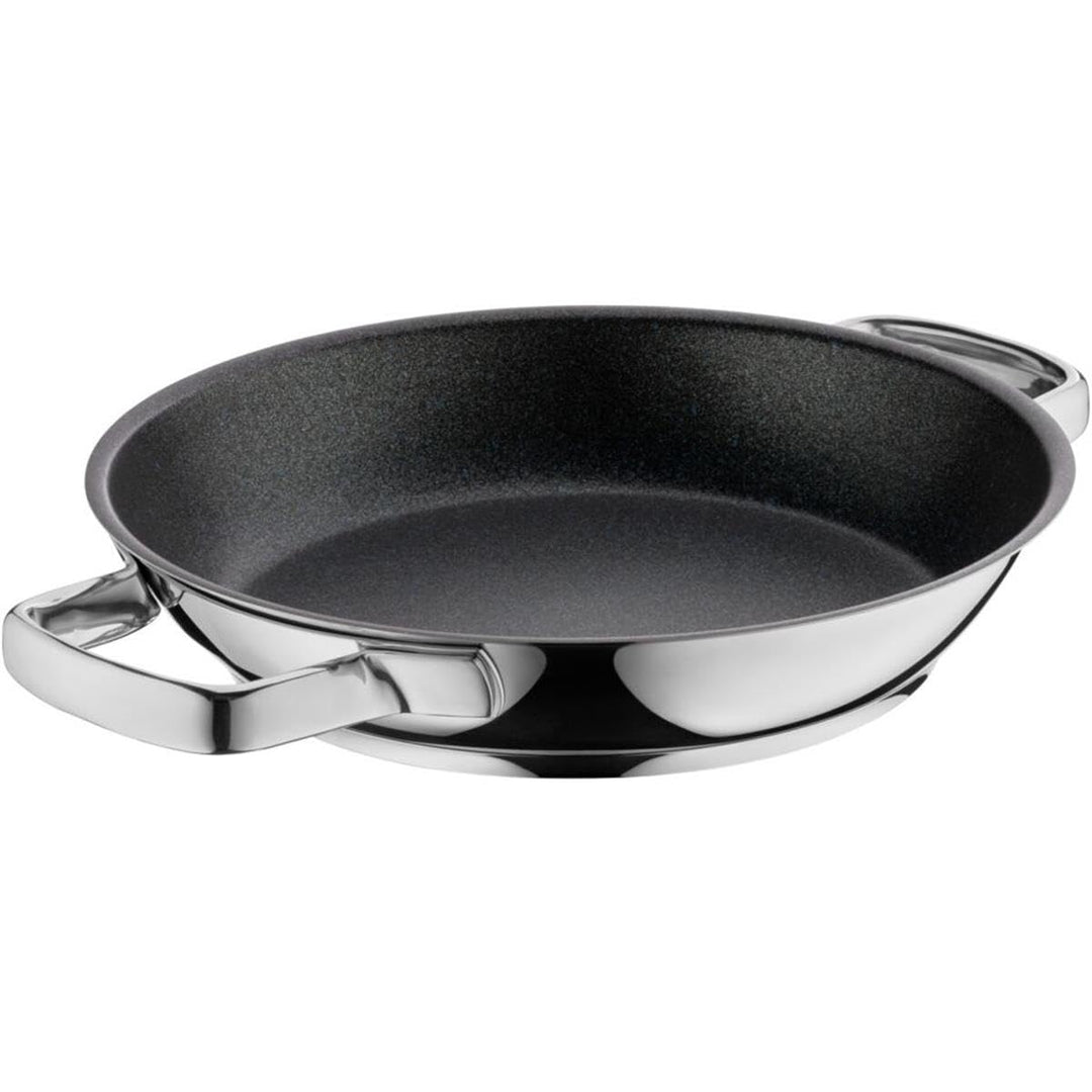 WMF Permadur Advance Servier-/ Bratpfanne 24 cm Induktion, Edelstahlpfanne, Cromargan Edelstahl besc