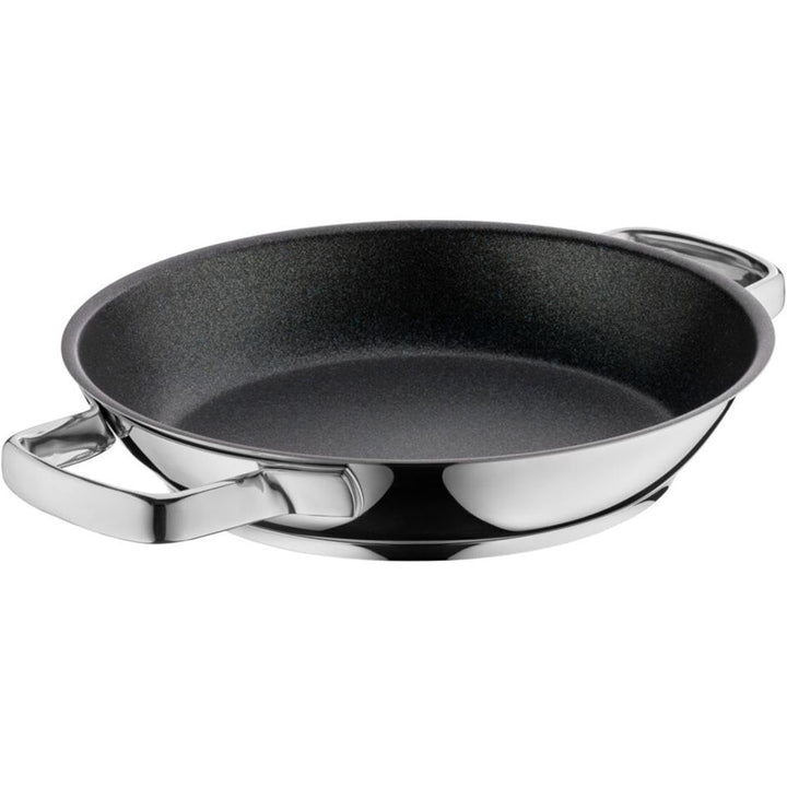 WMF Permadur Advance Servier-/ Bratpfanne 24 cm Induktion, Edelstahlpfanne, Cromargan Edelstahl besc