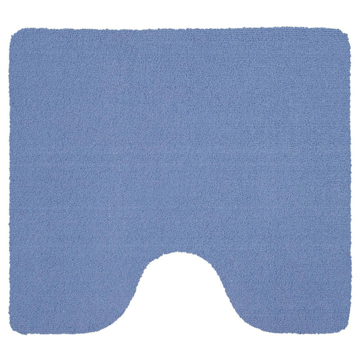 Rhomtuft Badteppiche Square Aqua - 78 Toilettenvorlage mit Ausschnitt 55x60 cm, Toilettenvorlage mit