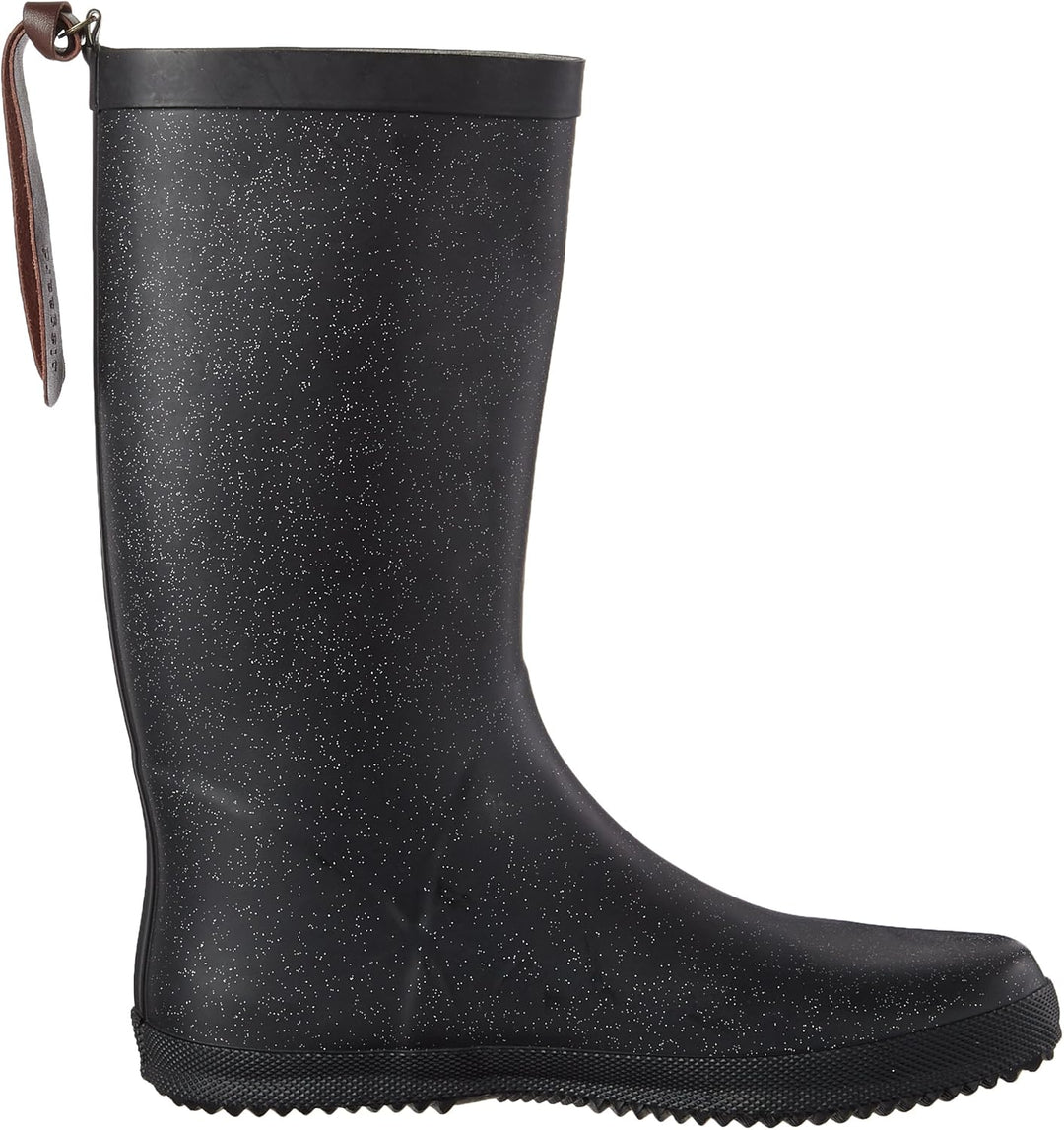 Bisgaard Jungen Unisex Kinder Flower Gummistiefel 20 EU Schwarz 03 Glitter Black, 20 EU Schwarz 03 G
