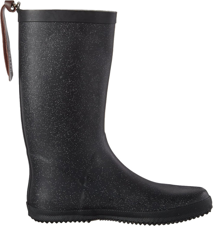 Bisgaard Jungen Unisex Kinder Flower Gummistiefel 20 EU Schwarz 03 Glitter Black, 20 EU Schwarz 03 G
