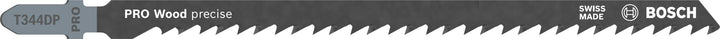 Bosch 25x PRO Wood precise T344DP Stichsägeblatt (für Bauholz, Weichholz, Länge 152 mm, Professional
