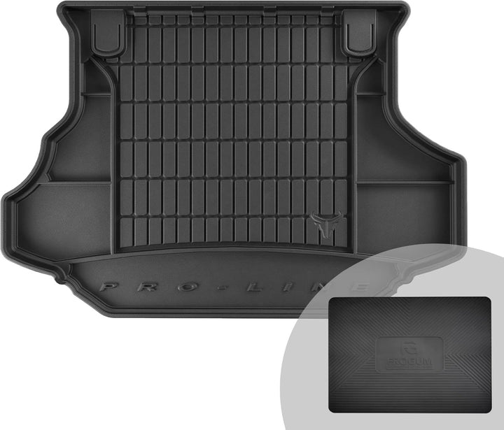 FROGUM ProLine 3D Gummimatte Exklusive Auto Kofferraummatte Kofferraumwanne für Kia Carens II 2002-2