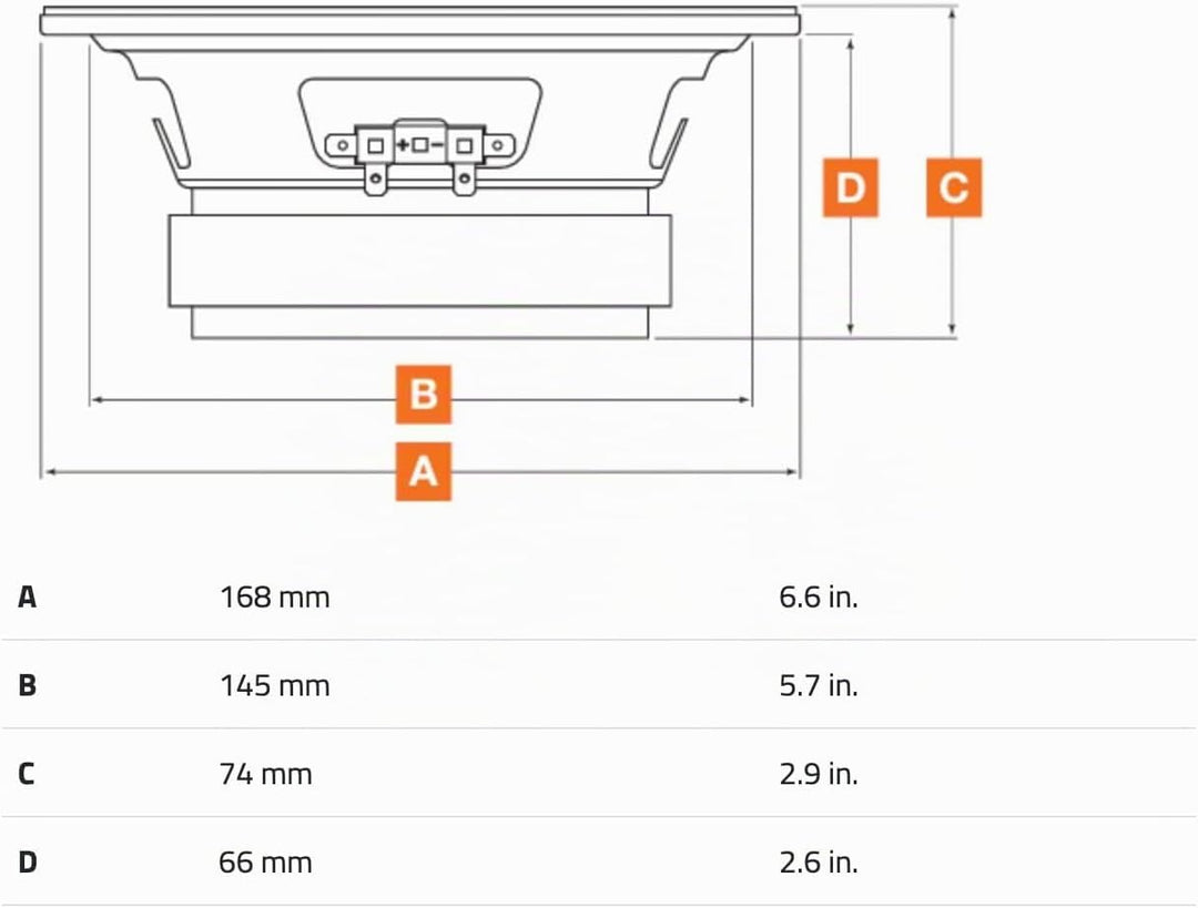 Hertz SV 165.1 - 16,5 cm Tief-/Mitteltöner SV165.1 SET SPL MIDRANGE 165mm 4 Ohm 1 Paar