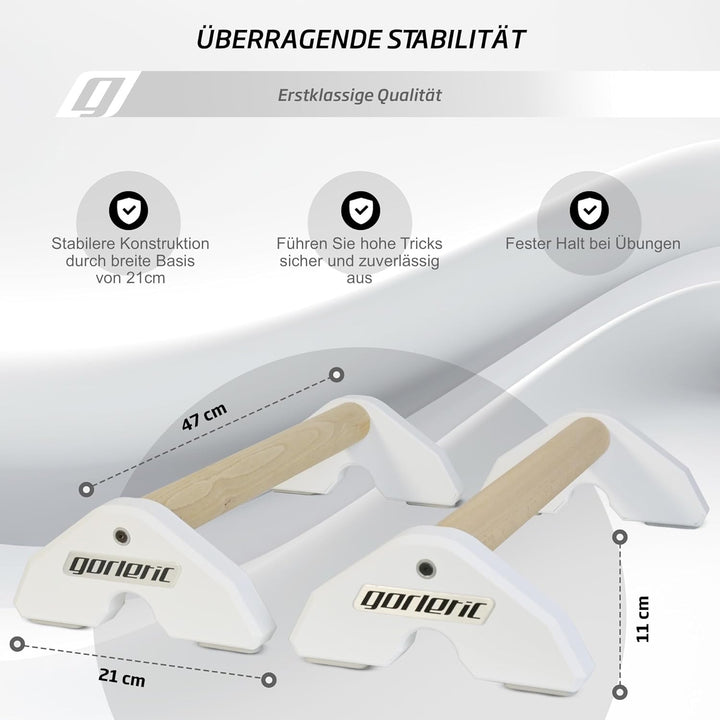 LowFit PRO Gorletic Calisthenics Parallettes - Gymnastik Parallettes, einfacher Transport, Athleten