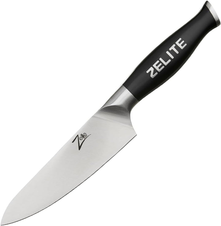 Zelite 15,2 cm Kochmesser, Profi Messer aus Deutschem Edelstahl, Japanisch Inspirierte Scharfe Messe