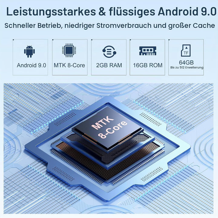 MP3 Player mit Bluetooth und WiFi, Oilsky 80GB 4 Zoll Android 9.0 Mp3, 1080P Touchscreen MP4 Player,