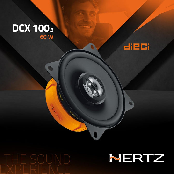 Hertz DCX100.3 2-Wege-Lautsprechersystem (10 cm,