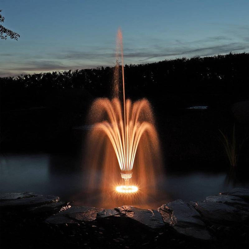 CLGarden Fontänenbeleuchtung LED Ring LEDR20 Beleuchtung für Fontäne Schaumsprudler Wasserspiel Spri