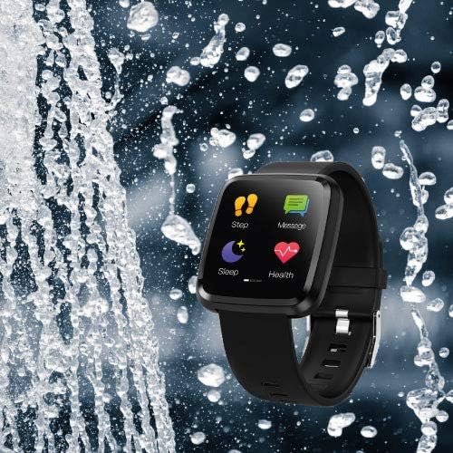 runR III Smartwatch Fitness Tracker HD-Farbbildschirm Fitness Armband Uhr mit Pulsmesser, Schlafmoni