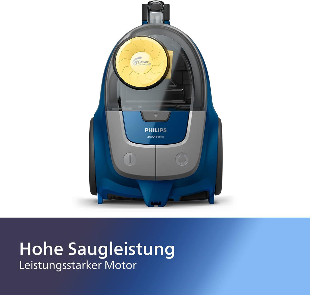 Philips Domestic Appliances XB2125/09 Beutelloser Staubsauger Serie 2000, 850 W, PowerCyclone 4, Sup