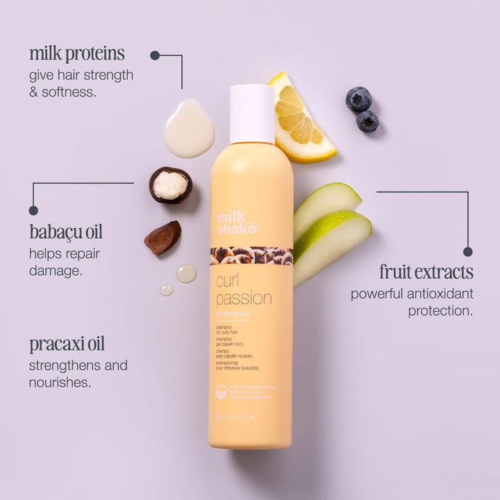 Milkshake Curl Passion Shampoo, Minze, 1000 ml 1 l (1er Pack), 1 l (1er Pack)
