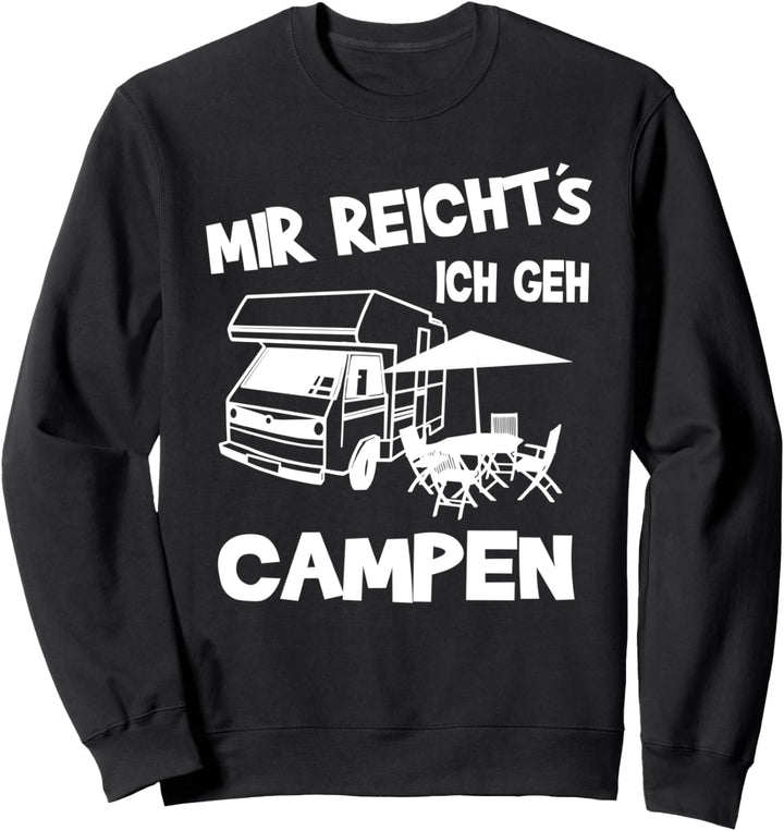 Urlaub Outdoor Geschenkidee für Campingplatz als Camping Sweatshirt