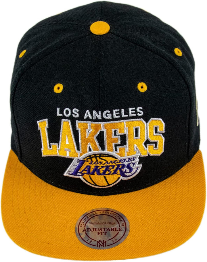 Mitchell & Ness Team Arch Los Angeles Lakers Snapback Cap schwarz/gelb, OS