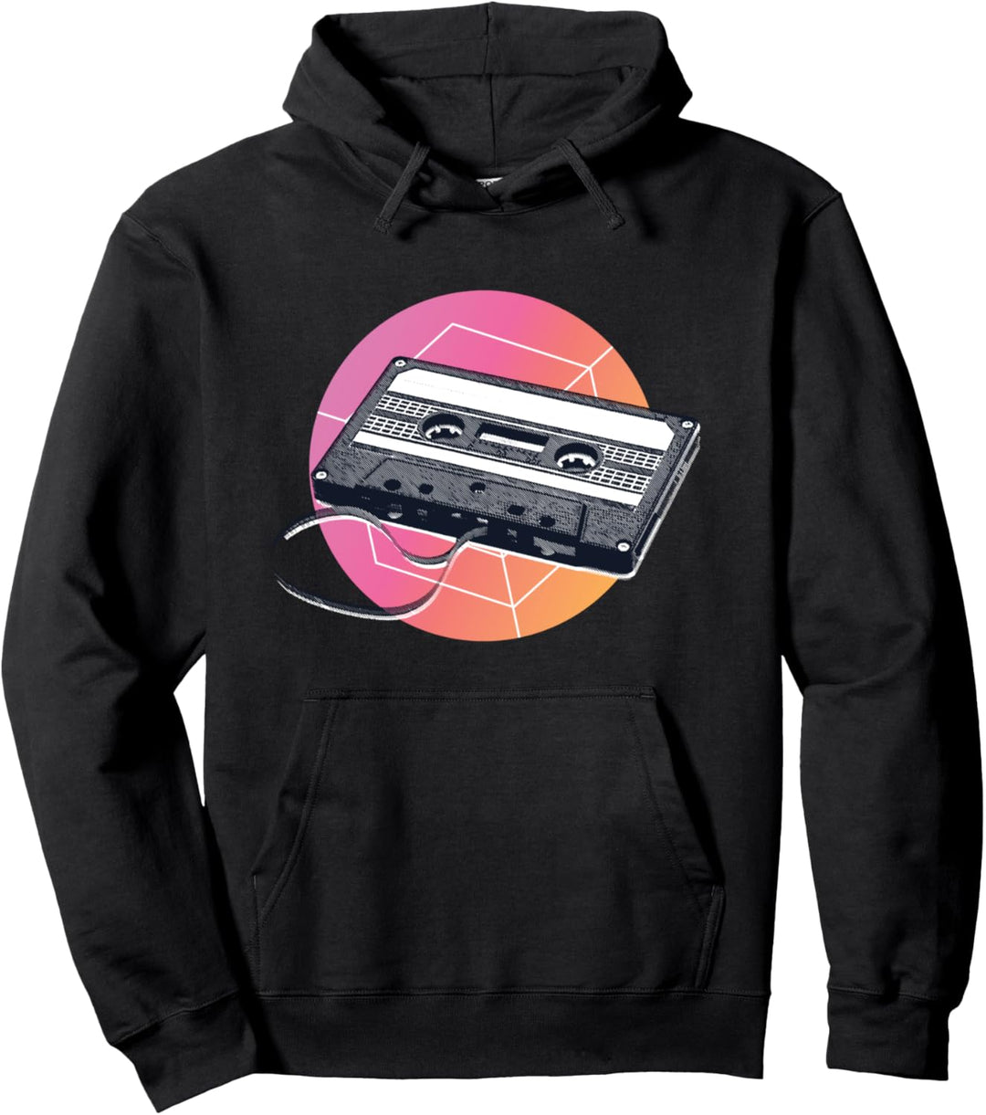 Retro Musik Kassette | Kompaktkassette Tape 80er 90er Motiv Pullover Hoodie