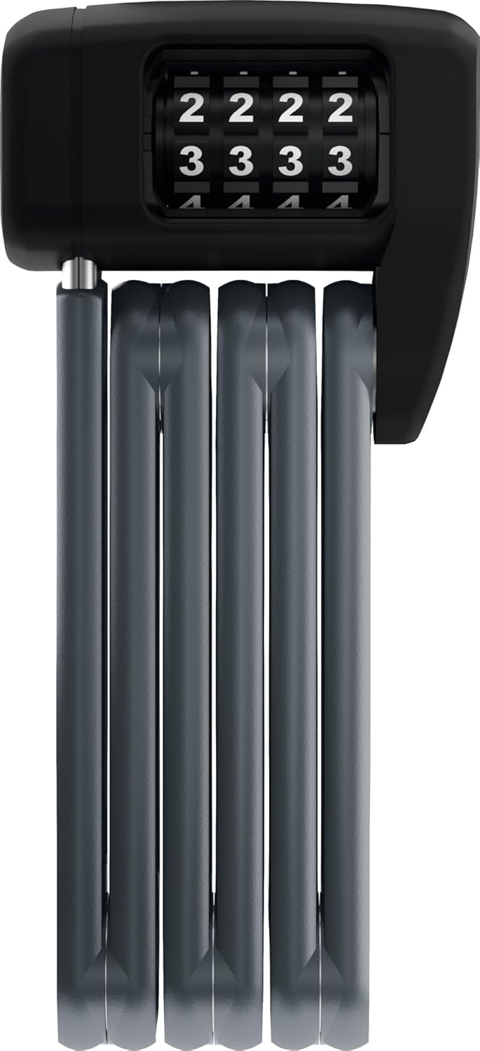 ABUS Faltschloss Bordo Lite 6055C - mit Zahlencode - Extra-leichtes Zahlenschloss aus Spezialstahl -