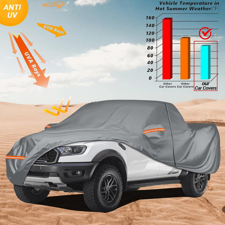 Autoabdeckung Wasserdicht für Ford Ranger, Toyota Hilux, Nissan Navara, VW Amarok, Vollgarage Autopl