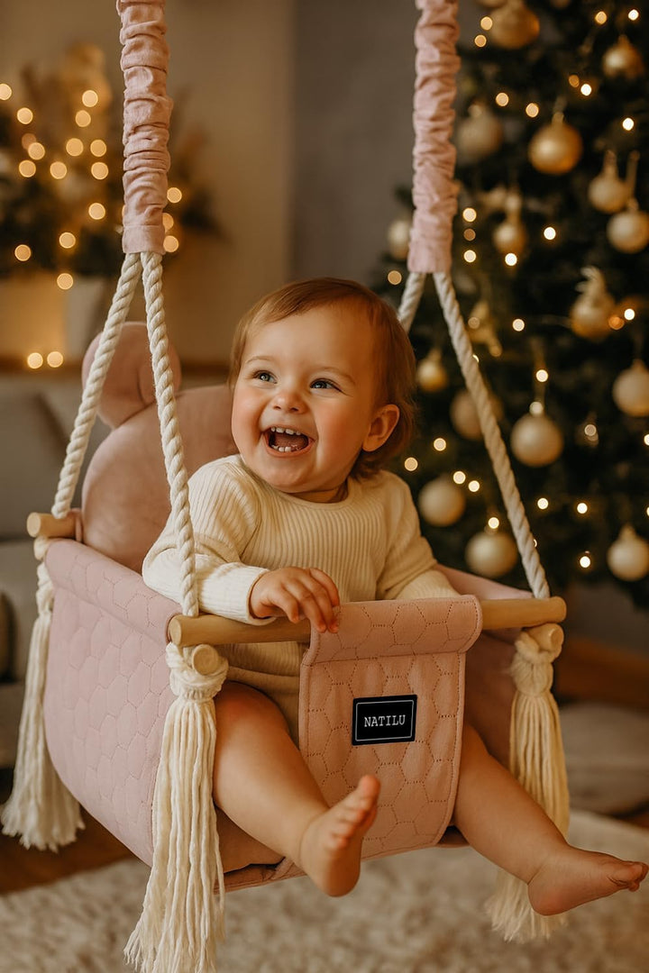Babyschaukel Set Indoor Outdoor | Miss Bear | Schaukel | Kinderschaukel | Kindergartenschaukel | Kle