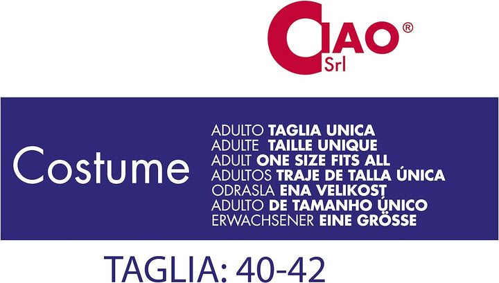 Ciao -Alte Befana Kostüm Unisex Erwachsene (Einheitsgrösse) mit Maske, Schwarz, 26600