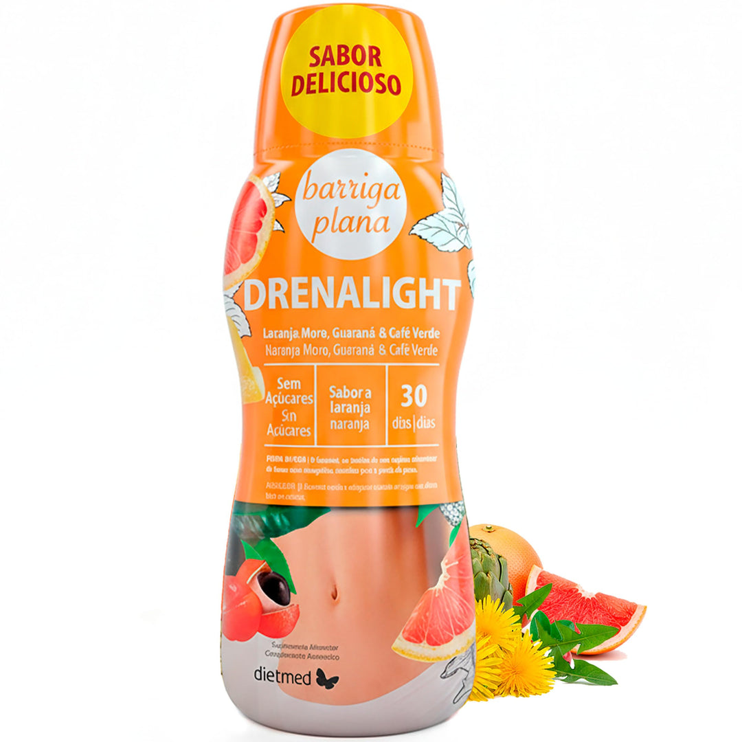 DIETMED DRENALIGHT Flacher Fass, 600 ml, einzigartig, Standard