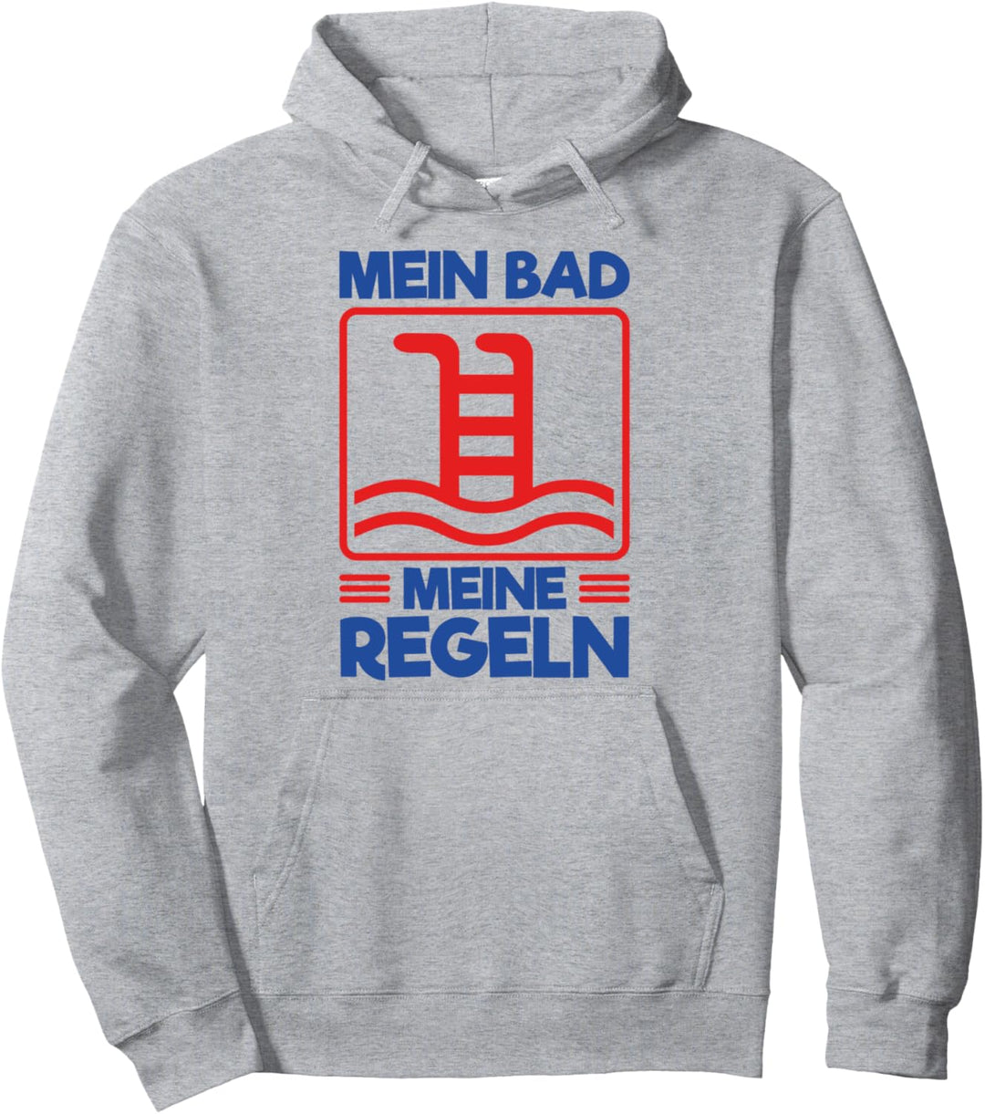 Bademeister, Rettungsschwimmer Design I Freibad Motiv Pullover Hoodie