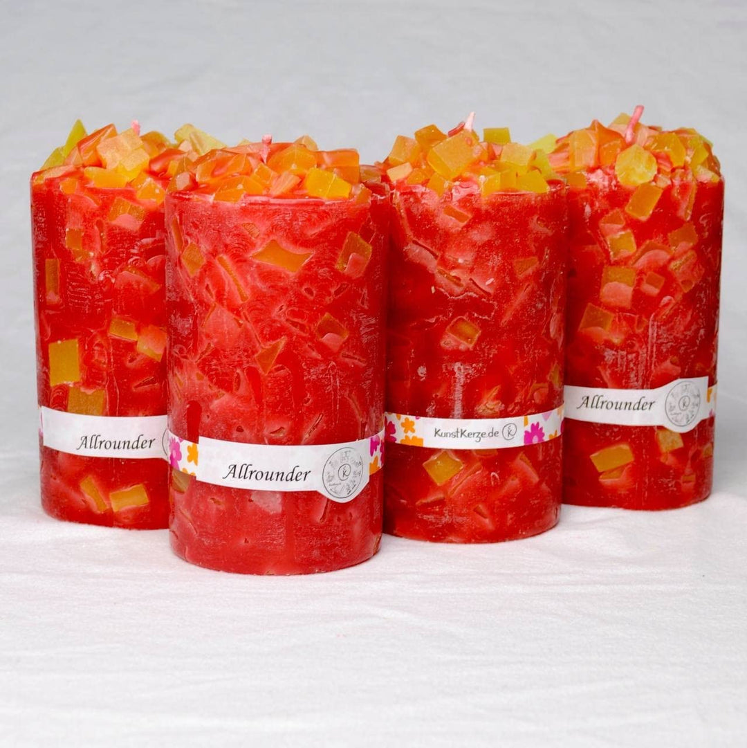 "Feuerschein" Allrounder Konzeptkerzen im 2er Set * Kunstkerze.de* Kerzen, Stumpenkerzen, Geschenke