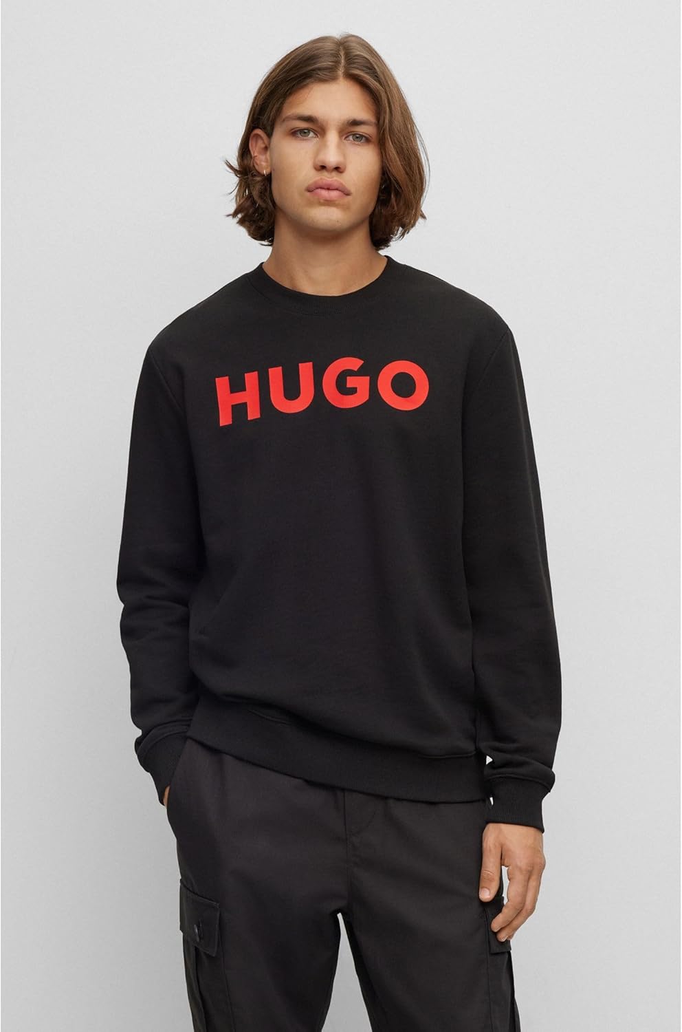 HUGO Herren Dem Sweatshirt S Black1, S Black1