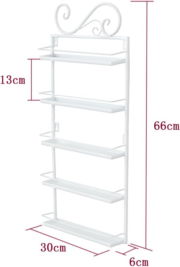5-Tier Nagellack Regal Metall Kosmetik Aufbewahrung Nagellackregal Wandregal für Tonie Ätherisches Ö
