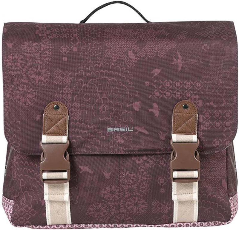 Basil 18050 B.V. Unisex – Erwachsene Boheme Mik Gepäckträgertaschen, Fig Red, 35 Liter