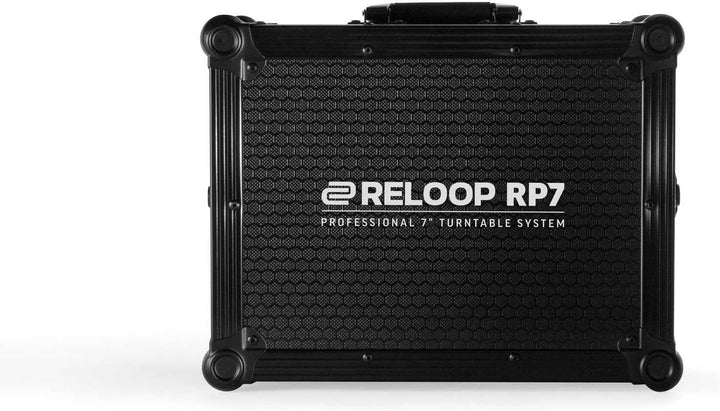 Reloop Premium RP-7 Turntable Case - Robuste Konstruktion mit kratzfester Hexa-Oberfläche in mattem