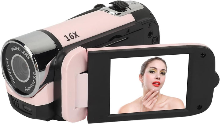 D90 1080P 16MP Digitalkamera 2,4 Zoll Schwenkbildschirm Camcorder 16X Zoom HD Videorecorder mit Füll