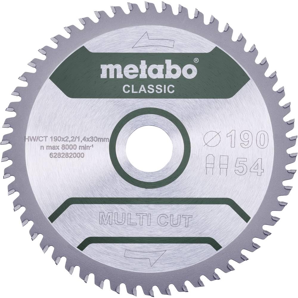 METABO 628658000 - Hoja de sierra Multi Cut Classic 160x20 mm dientes 42 FZ/TZ 10° /B