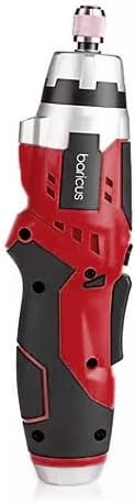 Baricus Akkuschrauber 3,6V - Akku-Stabschrauber - Drehmoment: 3,5 Nm - B-Ware (red), Red