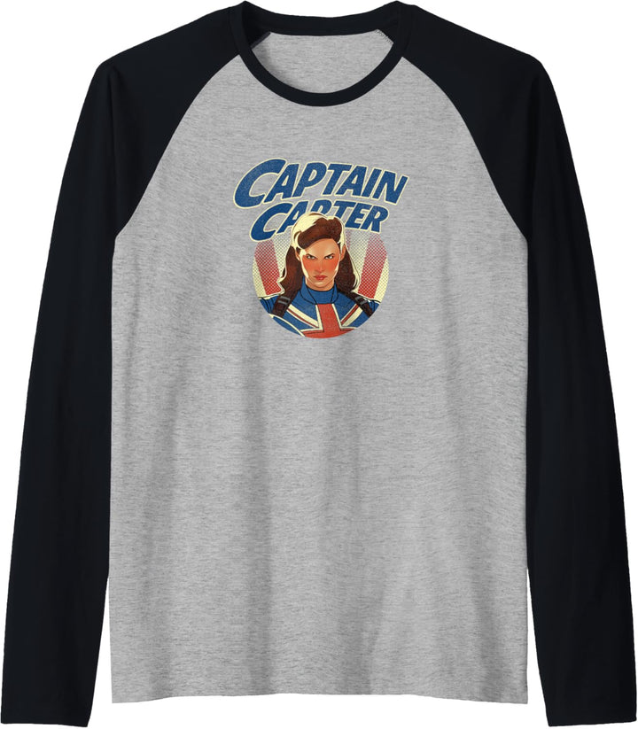 Marvel What If Captain Carter Mug Shot Raglan