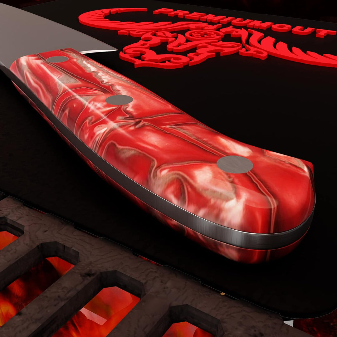 GIESSER 227793067 Premiumcut Barbecue-Messer, Red Diamond 30 cm Barbeque Red Diamond, 30 cm Barbeque