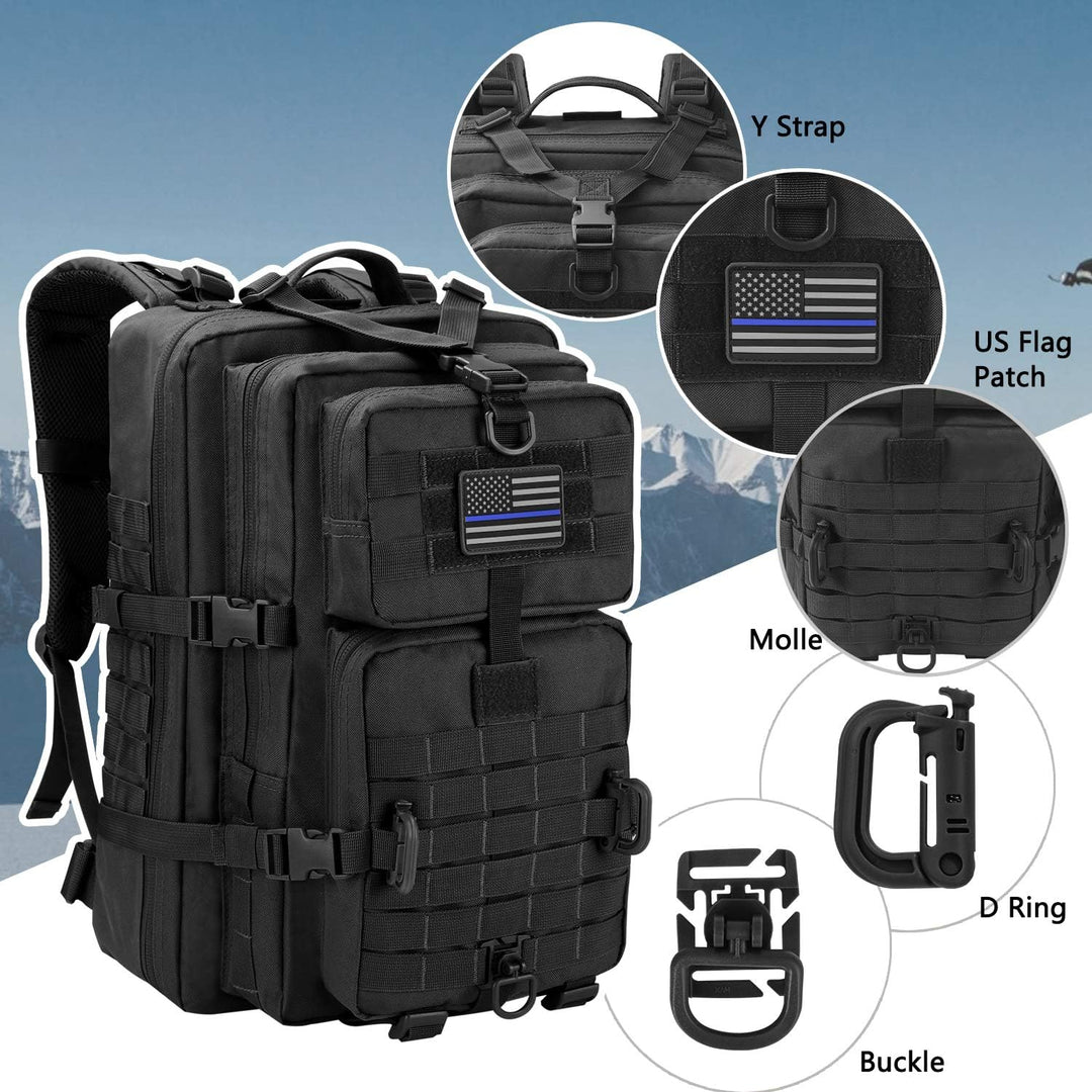 Hannibal Tactical Militär Taktischer Rucksack Cooper Rucksack Armee Assault Pack 3 Tage Bug Out Go B
