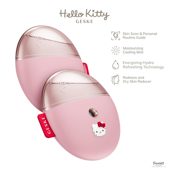 GESKE x Hello Kitty | SmartAppGuided™ Facial Hydration Refresher | 4 in 1 | Wasserzerstäuber | Gesic